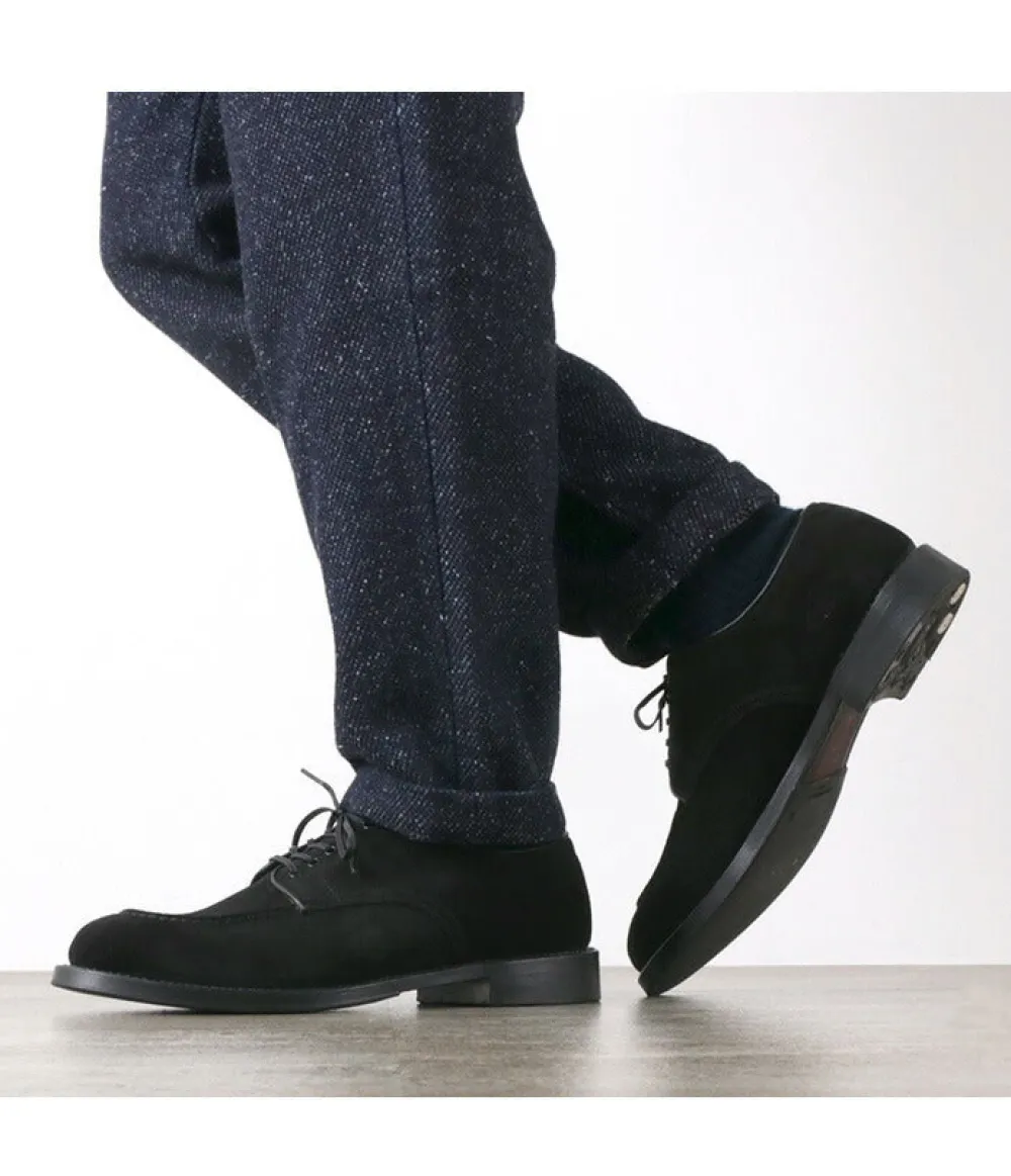 WHEELROBE Leather Shoes & Boots^/ 15078S Heavy Stitching Moc Toe Suede Shoes