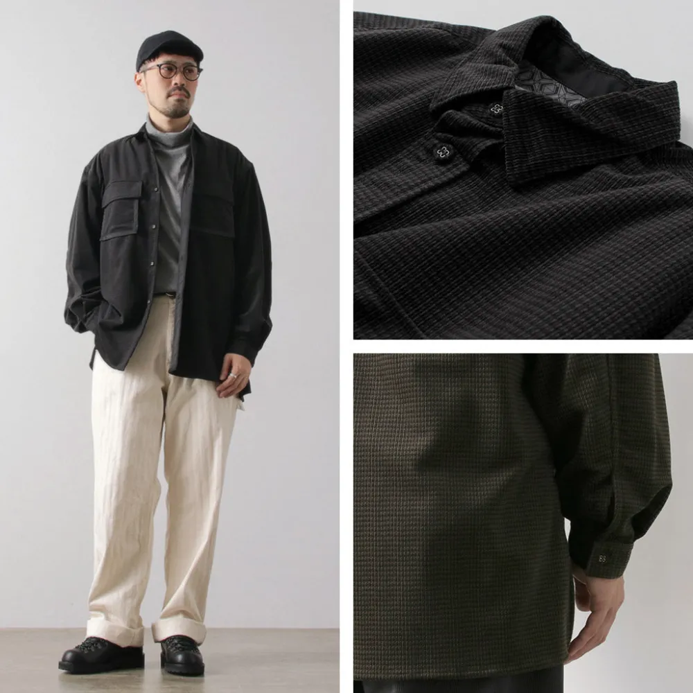WHITE MOUNTAINEERING Shirts^/ Mid Gusset Sleeve Tricot Check Shirt