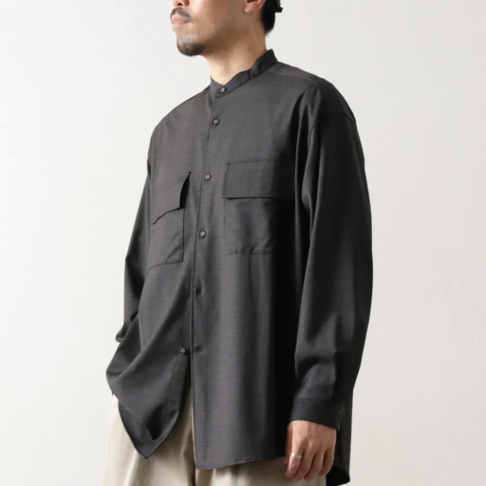 WHITE MOUNTAINEERING Shirts^/ Stretch Band Collar Shirt