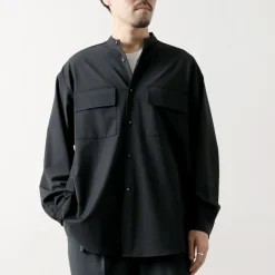 WHITE MOUNTAINEERING Shirts^/ Stretch Band Collar Shirt
