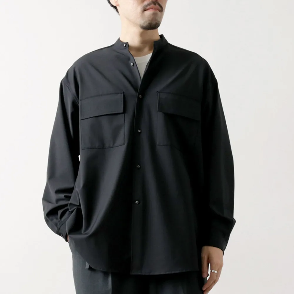 WHITE MOUNTAINEERING Shirts^/ Stretch Band Collar Shirt