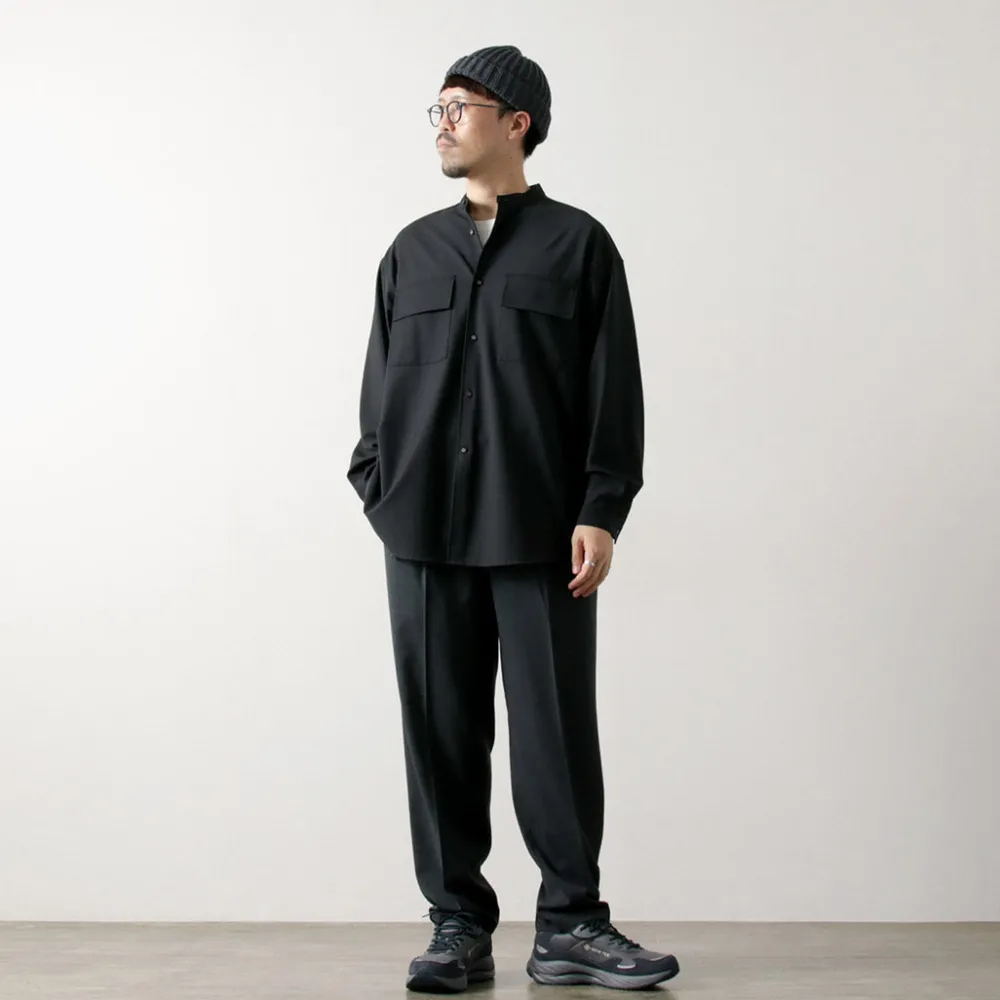 WHITE MOUNTAINEERING Shirts^/ Stretch Band Collar Shirt