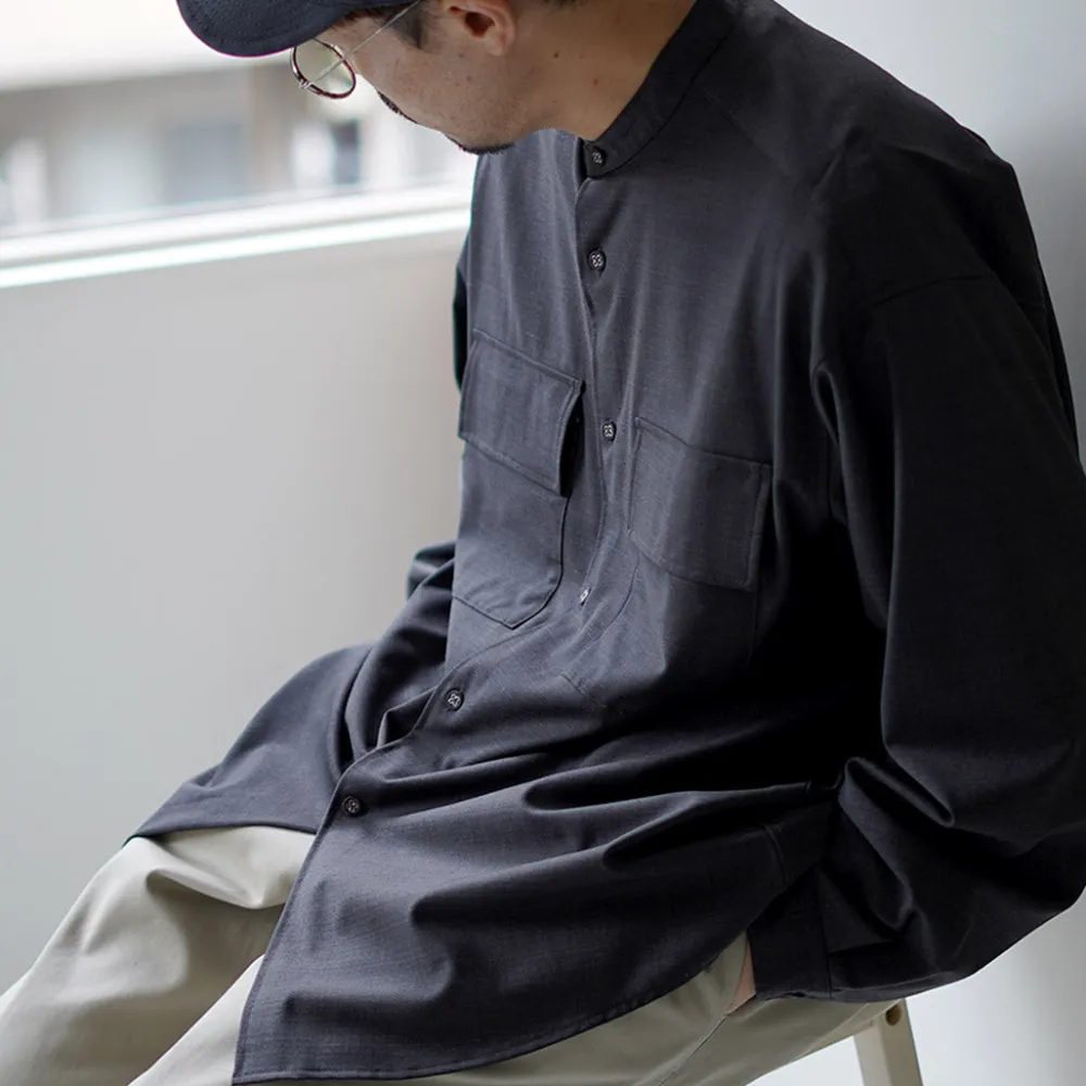 WHITE MOUNTAINEERING Shirts^/ Stretch Band Collar Shirt