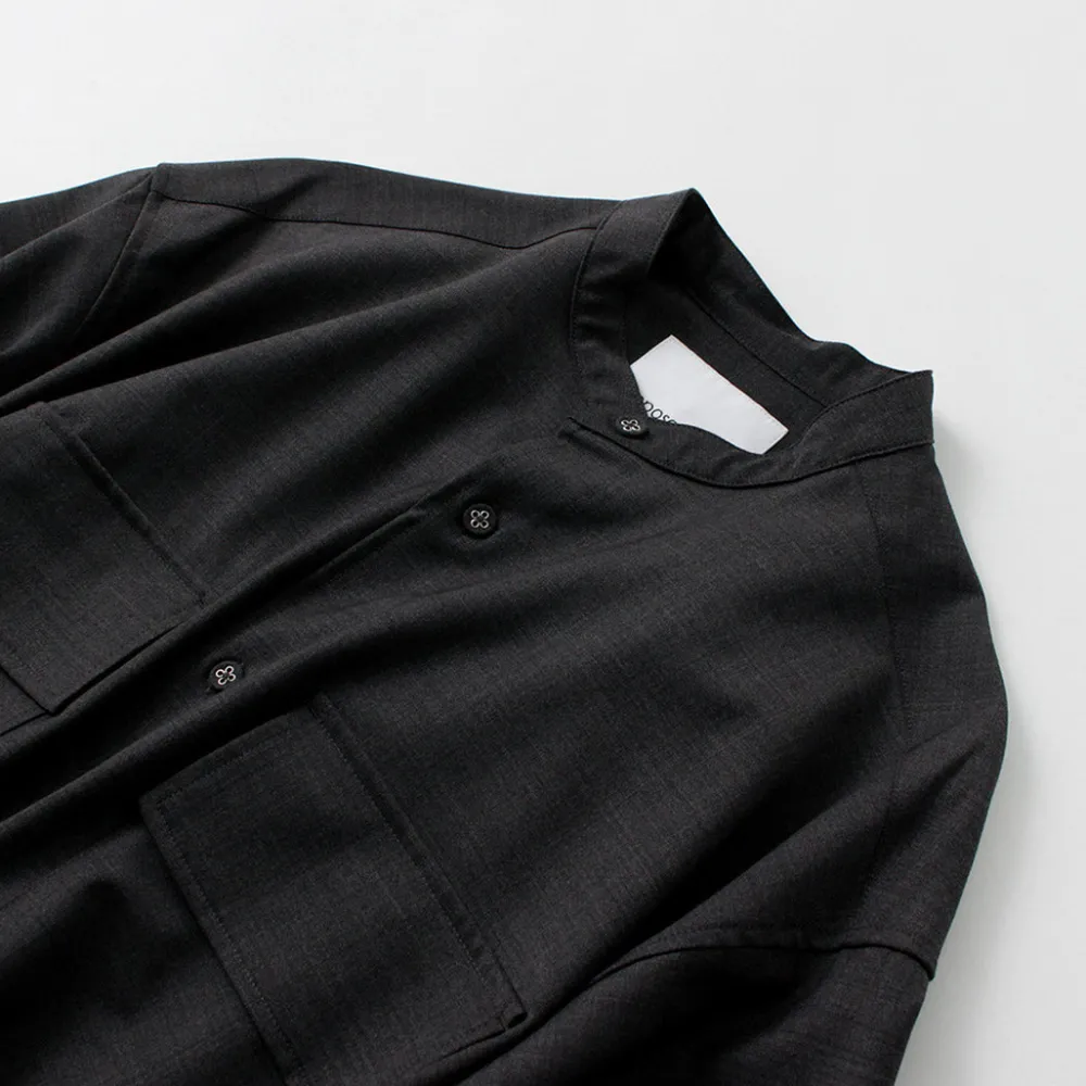 WHITE MOUNTAINEERING Shirts^/ Stretch Band Collar Shirt