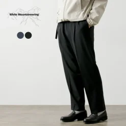 WHITE MOUNTAINEERING Trousers^/ Stretch Twill One-tuck Pants