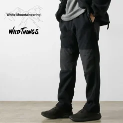WHITE MOUNTAINEERING Trousers^/ WILD THINGS Collaboration Fleece Pants black