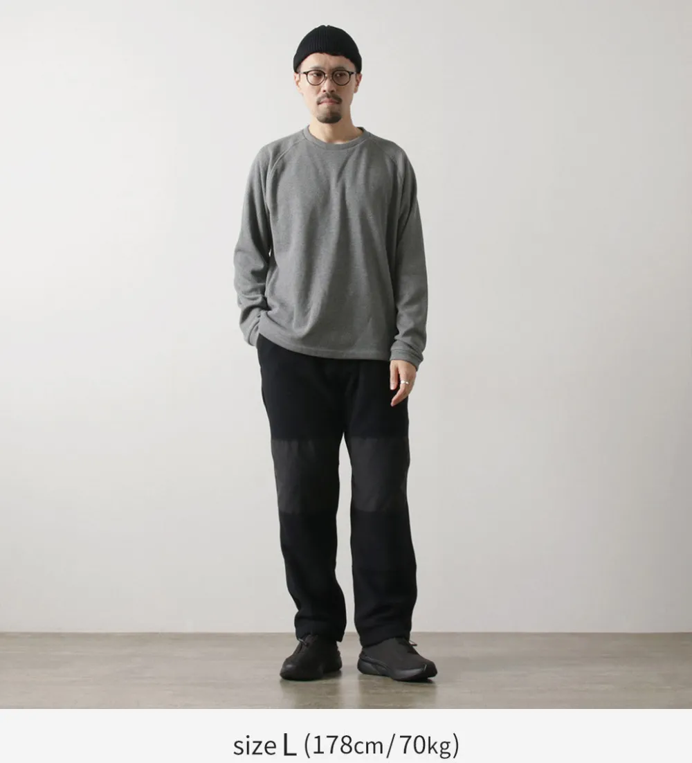 WHITE MOUNTAINEERING Trousers^/ WILD THINGS Collaboration Fleece Pants black