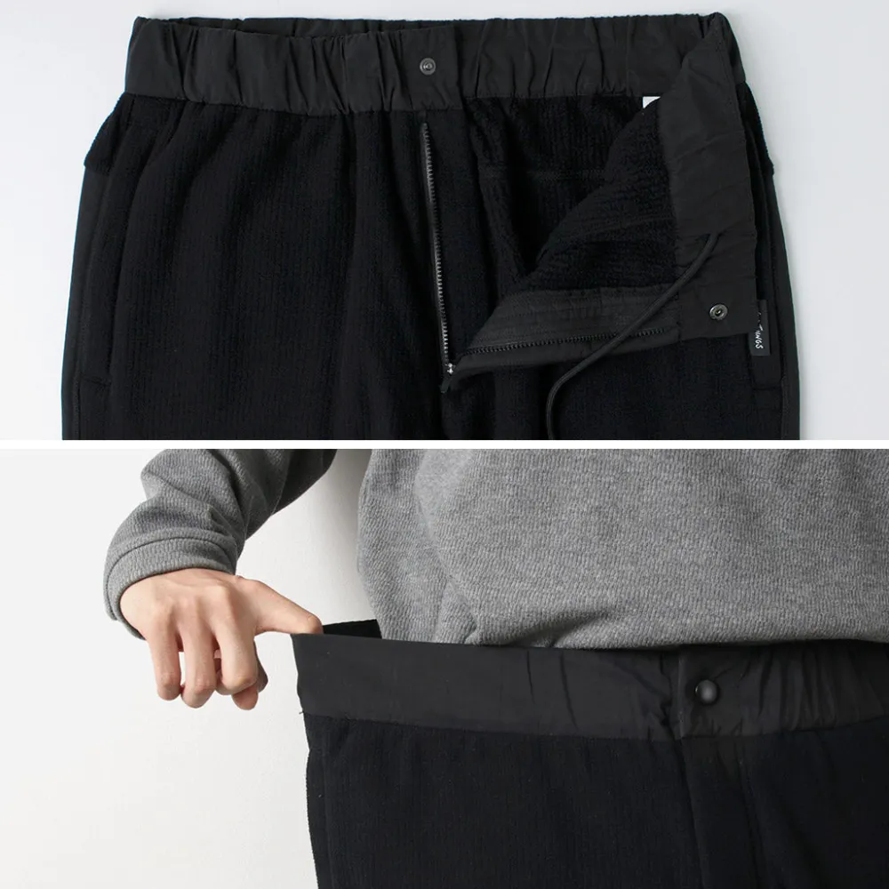 WHITE MOUNTAINEERING Trousers^/ WILD THINGS Collaboration Fleece Pants black