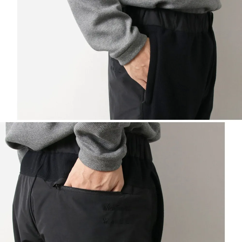 WHITE MOUNTAINEERING Trousers^/ WILD THINGS Collaboration Fleece Pants black
