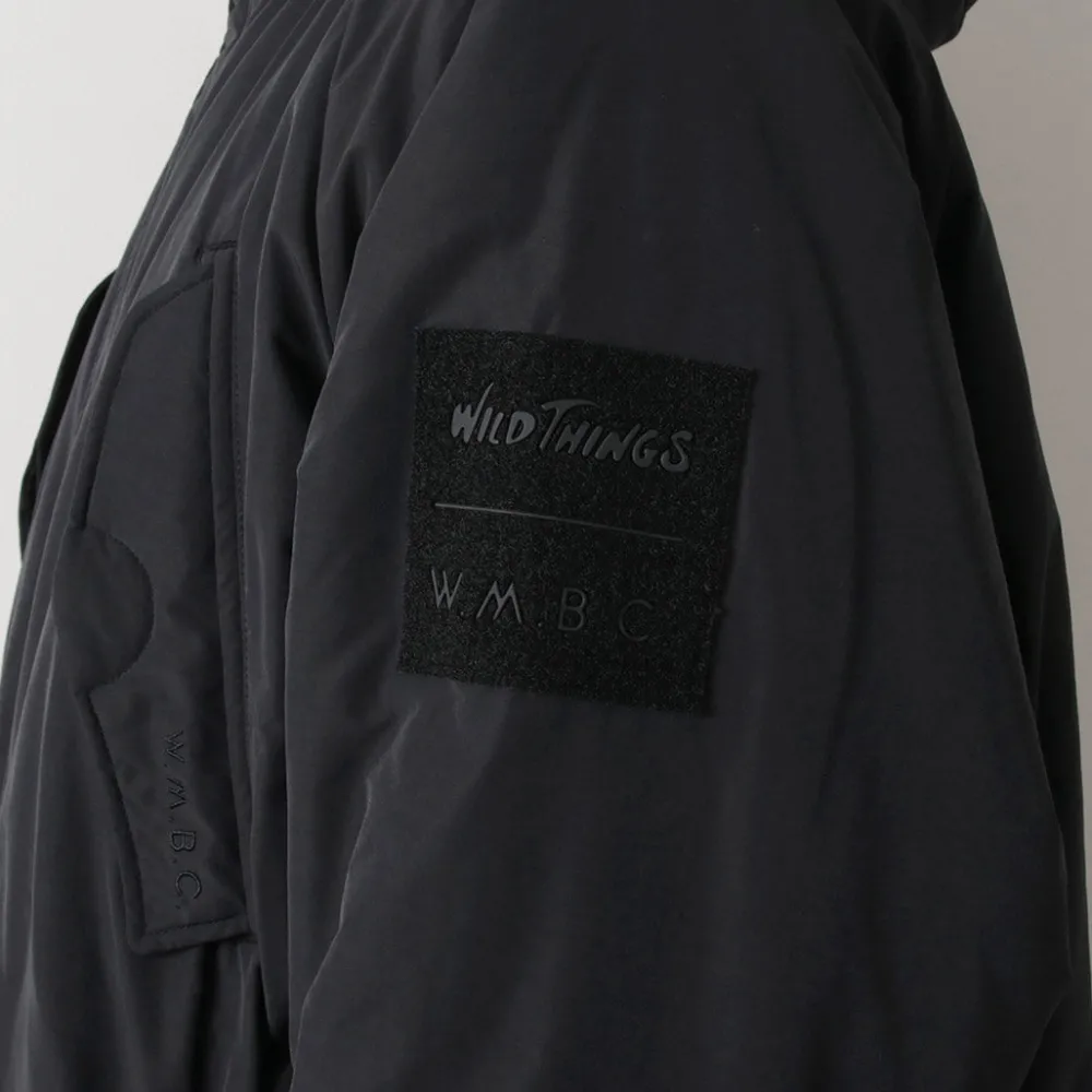 WHITE MOUNTAINEERING Coats^/ WILD THINGS Collaboration Transport Parka black