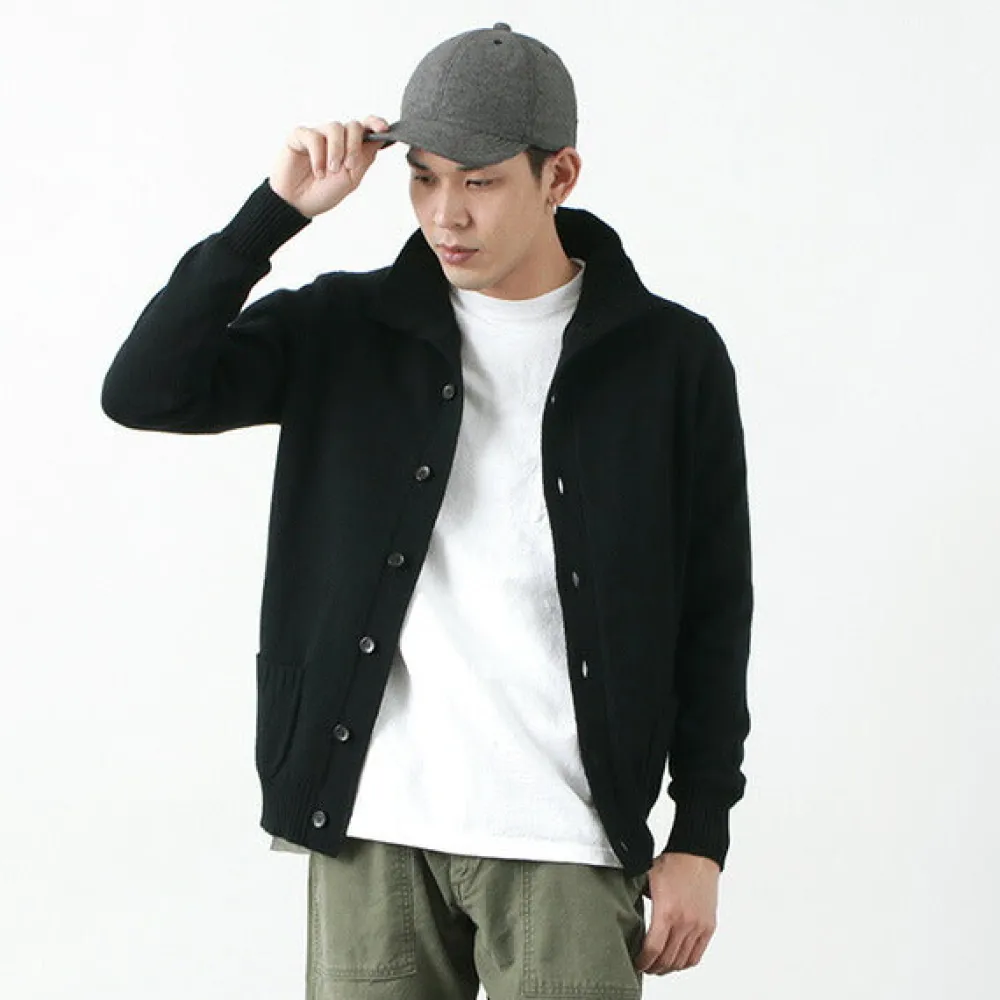 WILLIAM LOCKIE Cardigans^/ Lambs Wool Turtleneck Cardigan
