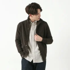 WILLIAM LOCKIE Cardigans^/ Lambs Wool Turtleneck Cardigan