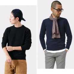 WILLIAM LOCKIE Knits^/ Lambswool crew neck knit