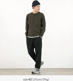 WILLIAM LOCKIE Knits^/ Lambswool crew neck knit