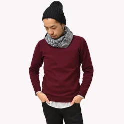 WILLIAM LOCKIE Knits^/ Lambswool crew neck knit