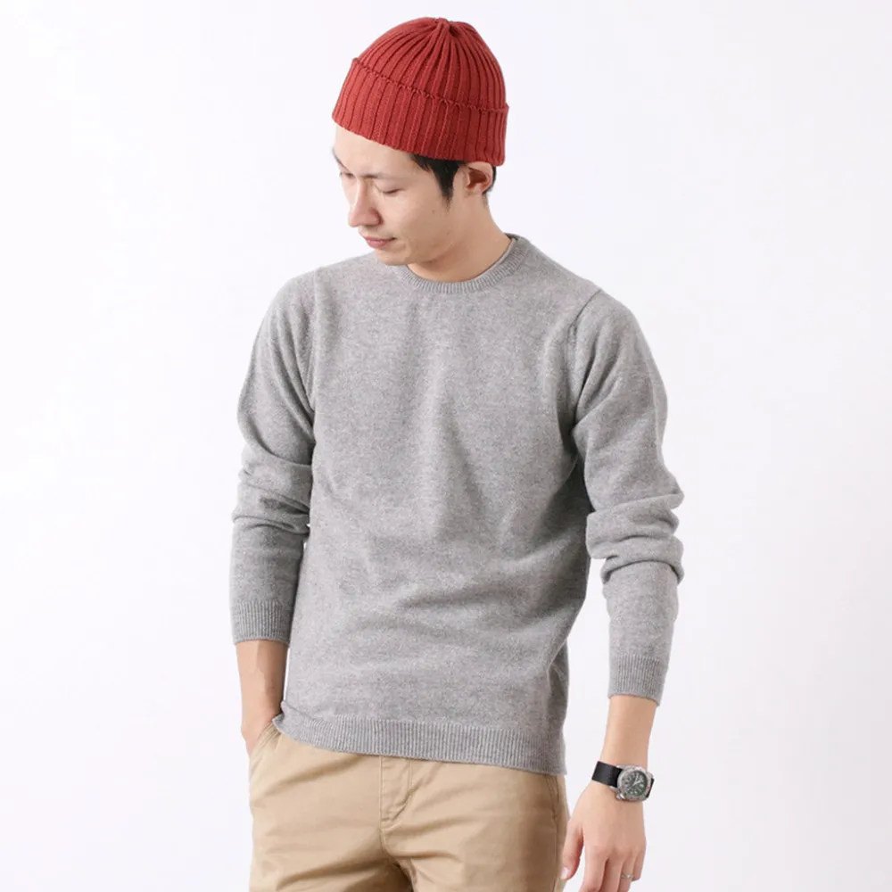 WILLIAM LOCKIE Knits^/ Lambswool crew neck knit
