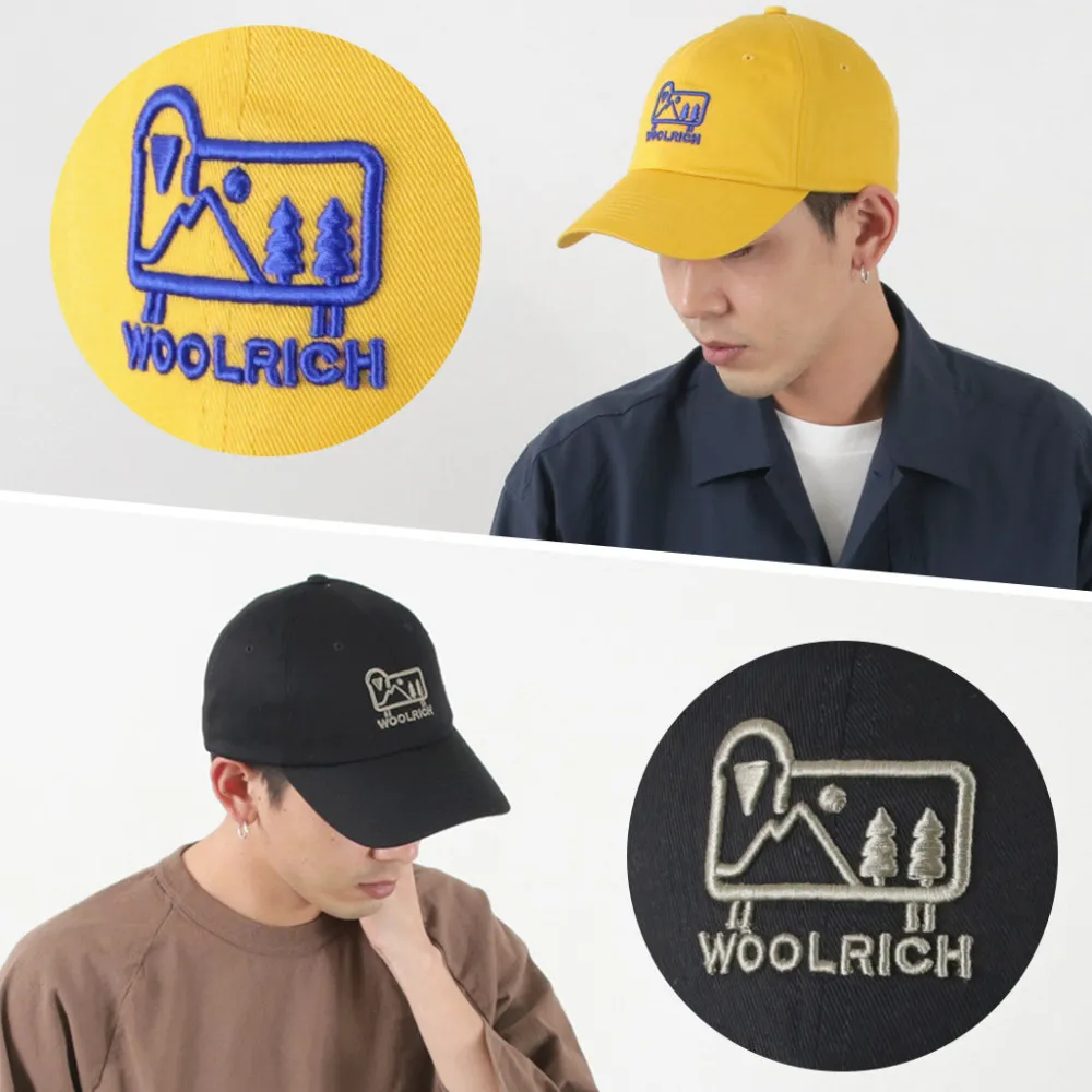 WOOLRICH Hats^/ Cotton Twill Logo Cap