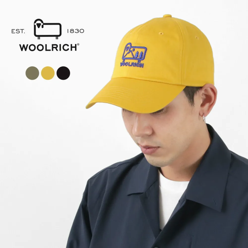 WOOLRICH Hats^/ Cotton Twill Logo Cap