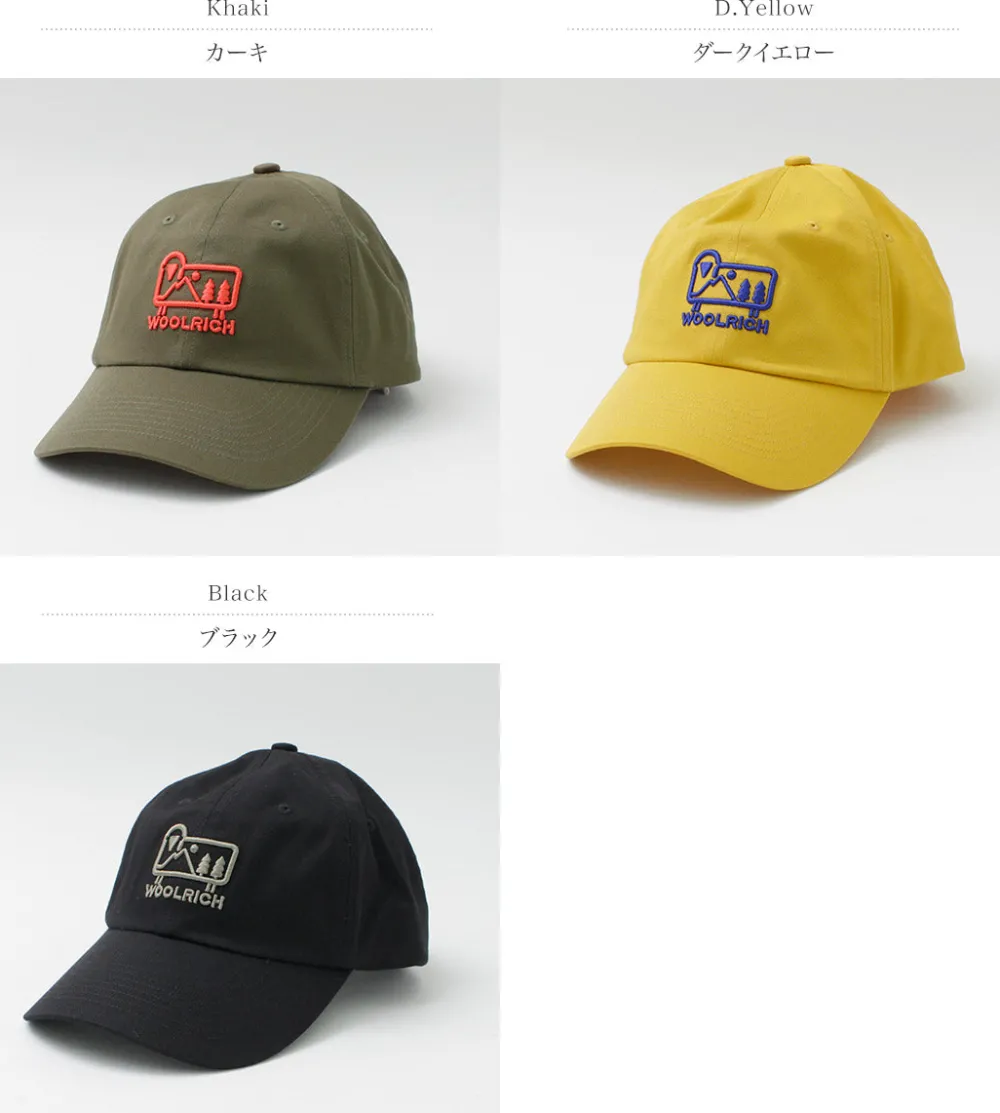 WOOLRICH Hats^/ Cotton Twill Logo Cap