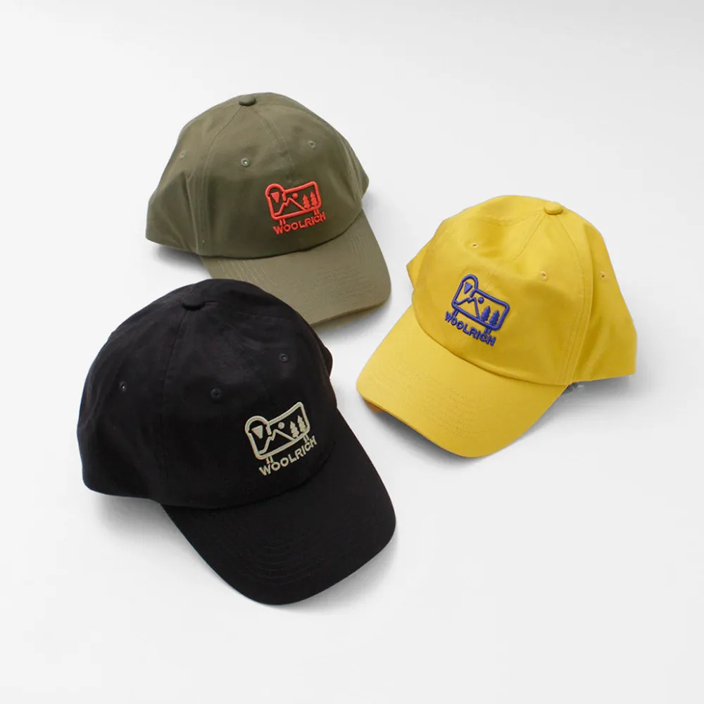 WOOLRICH Hats^/ Cotton Twill Logo Cap