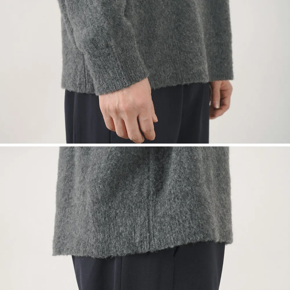 YONETOMI NEW BASIC Knits^/ Circle Knit Pullover