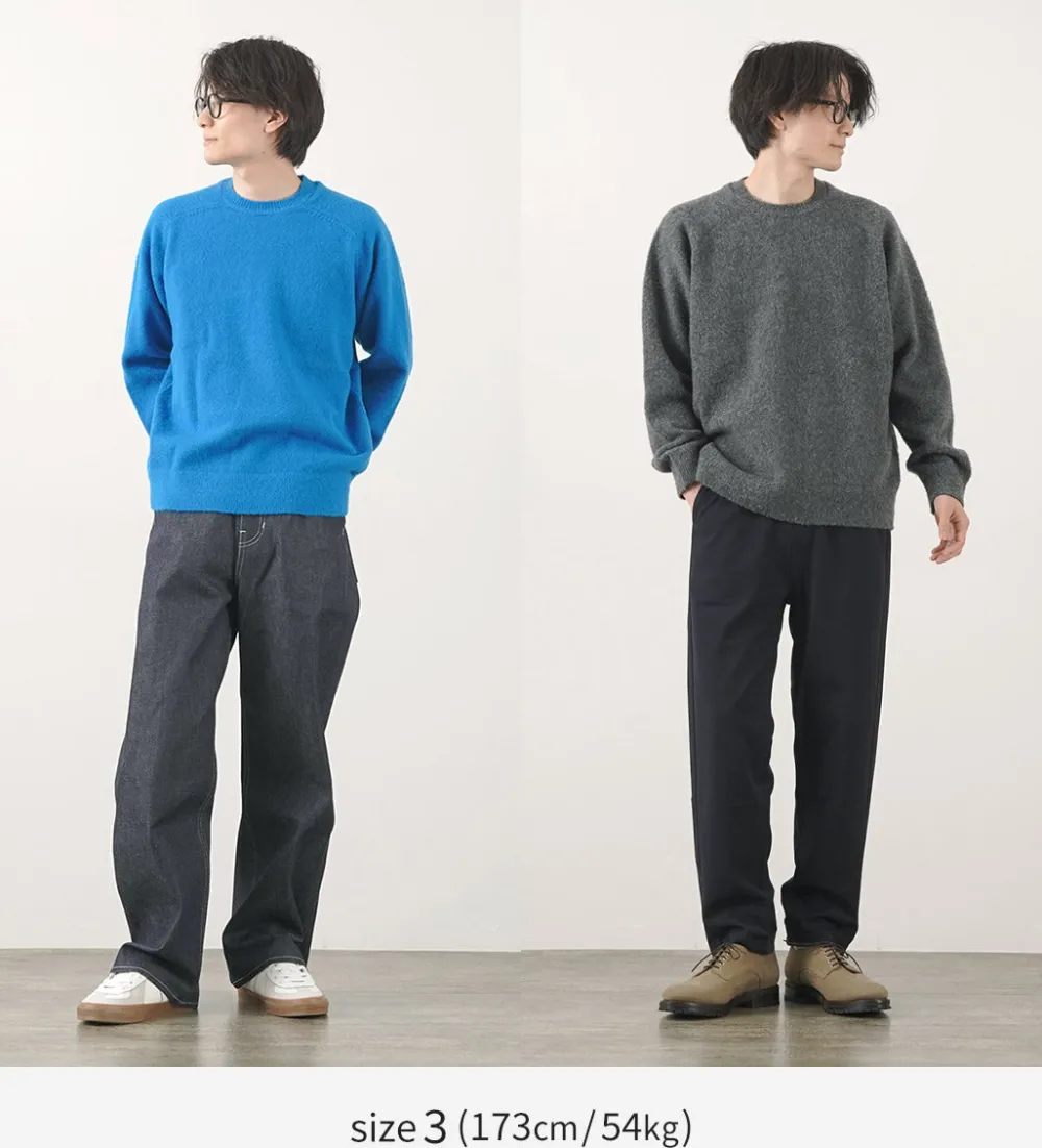 YONETOMI NEW BASIC Knits^/ Circle Knit Pullover