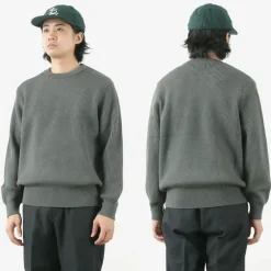 YONETOMI NEW BASIC Knits^/ Extra Fine Wool Ribbed Knit Pullover