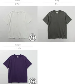 YONETOMI NEW BASIC T-Shirts^/ Garment Dye Pack T-Shirt