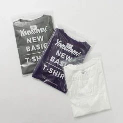 YONETOMI NEW BASIC T-Shirts^/ Garment Dye Pack T-Shirt