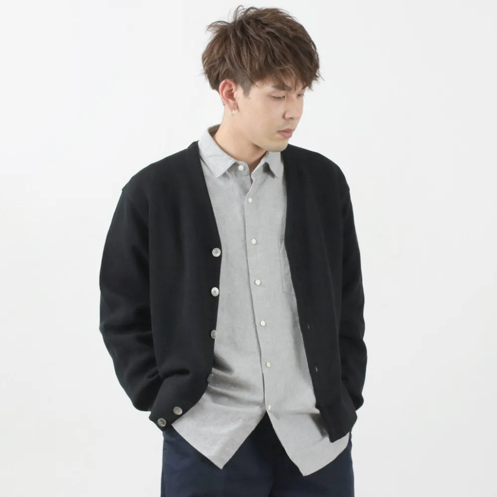 YONETOMI NEW BASIC Cardigans^/ Gima Cotton Cardigan