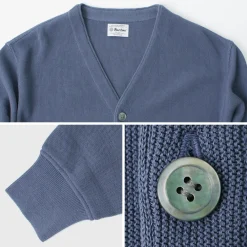 YONETOMI NEW BASIC Cardigans^/ Gima Cotton Cardigan
