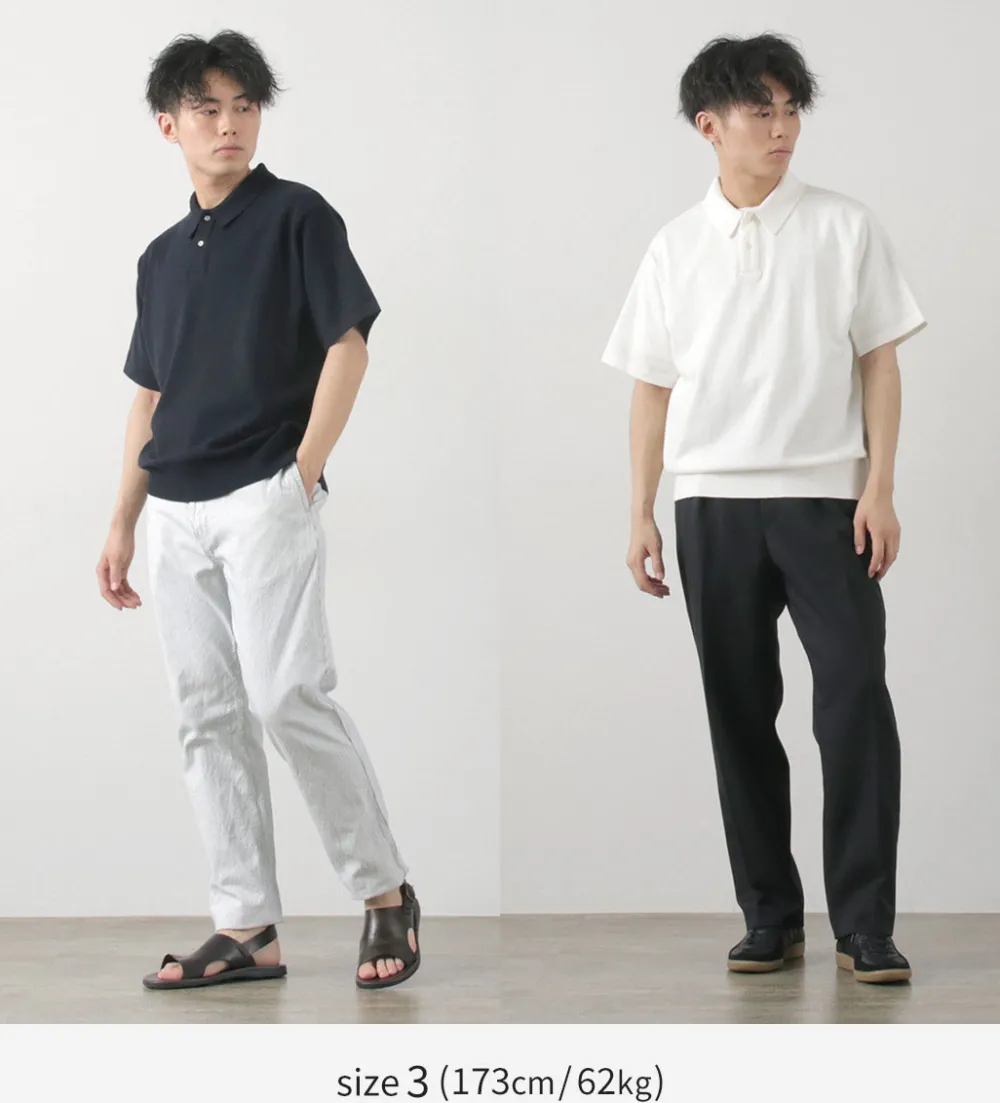 YONETOMI NEW BASIC T-Shirts^/ Light Wave Cotton Knit PO
