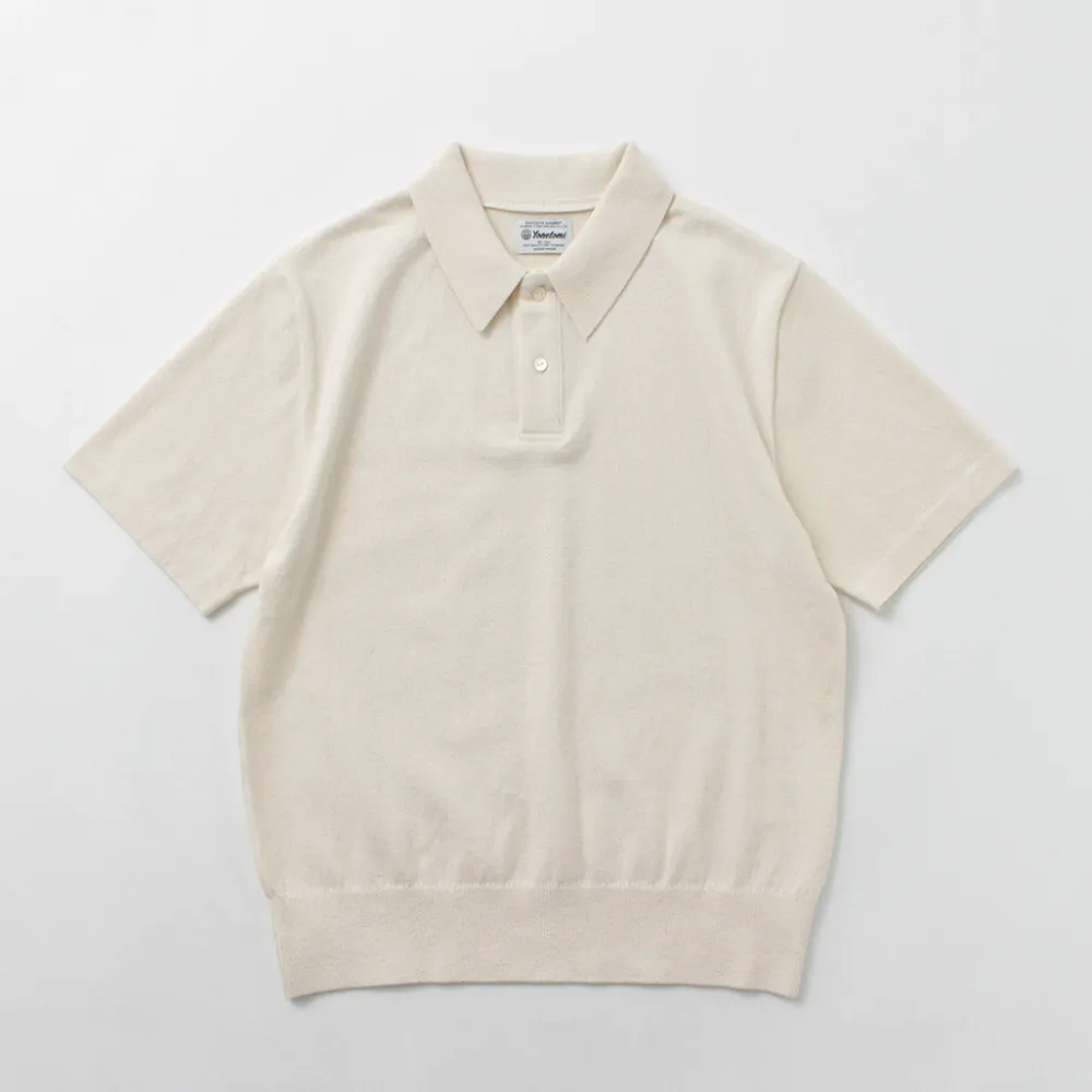 YONETOMI NEW BASIC T-Shirts^/ Light Wave Cotton Knit PO