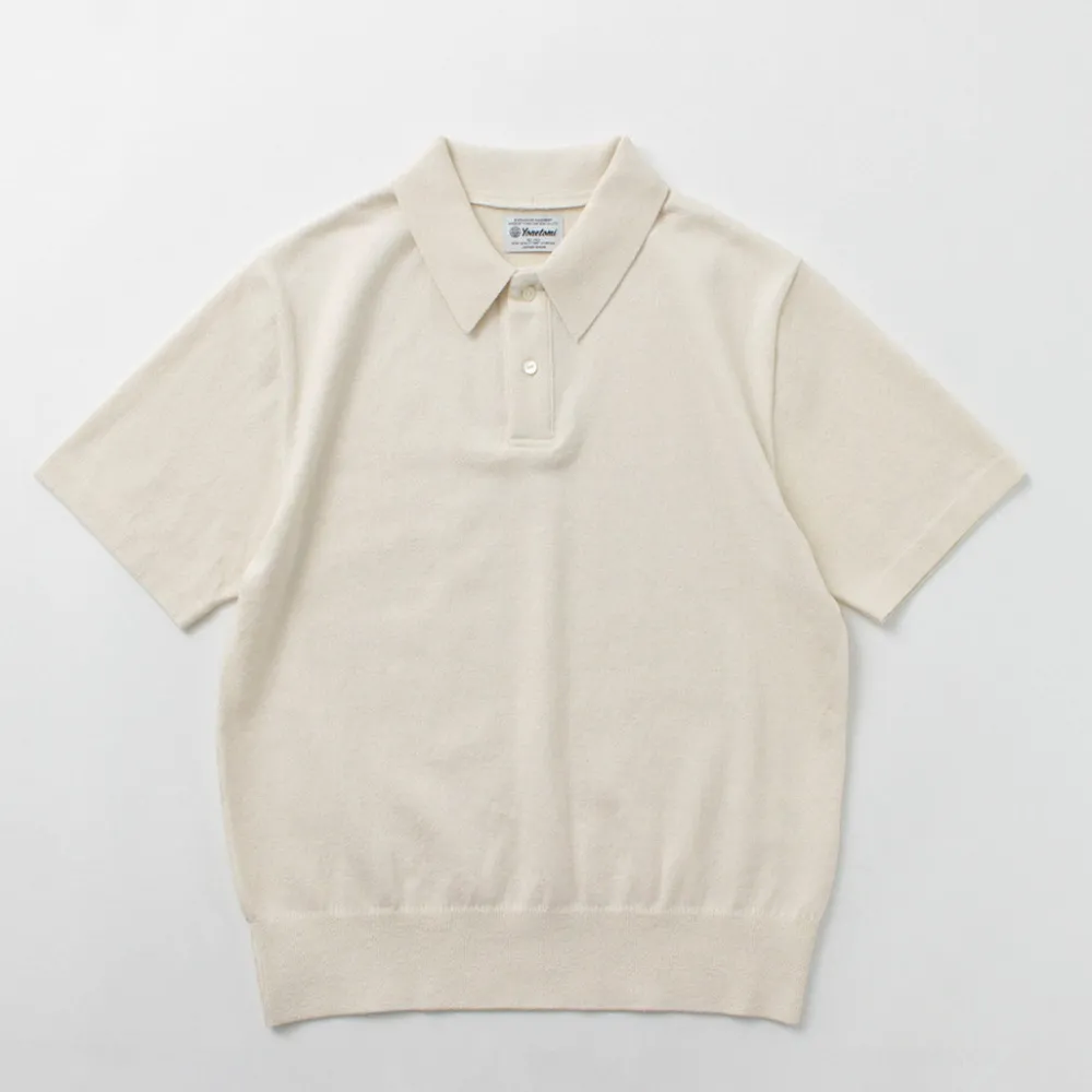 YONETOMI NEW BASIC T-Shirts^/ Light Wave Cotton Knit PO