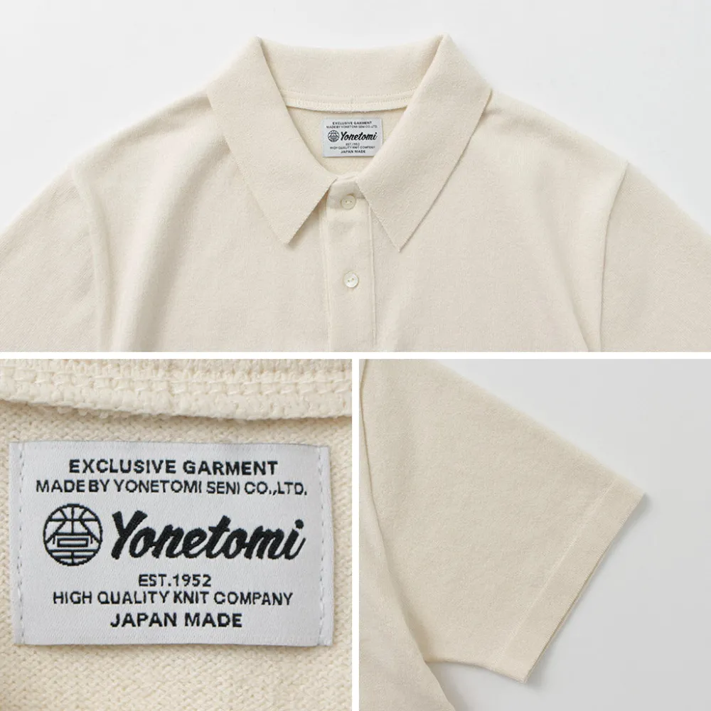 YONETOMI NEW BASIC T-Shirts^/ Light Wave Cotton Knit PO