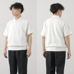 YONETOMI NEW BASIC T-Shirts^/ Light Wave Cotton Knit PO