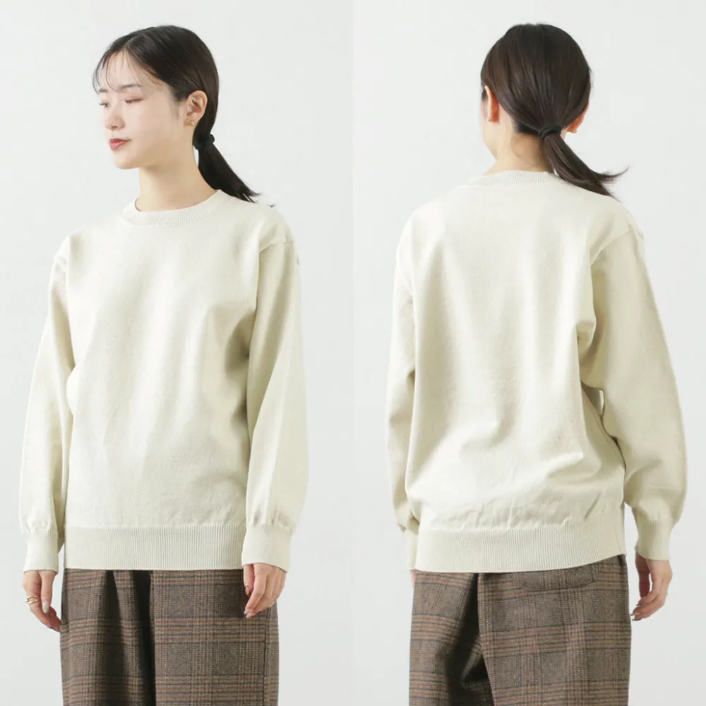 YONETOMI NEW BASIC Knits^/ Rigid Cashmere Knit Pullover beige