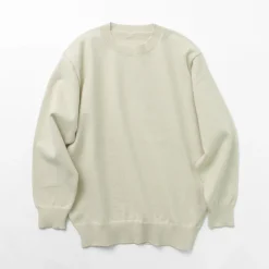 YONETOMI NEW BASIC Knits^/ Rigid Cashmere Knit Pullover beige