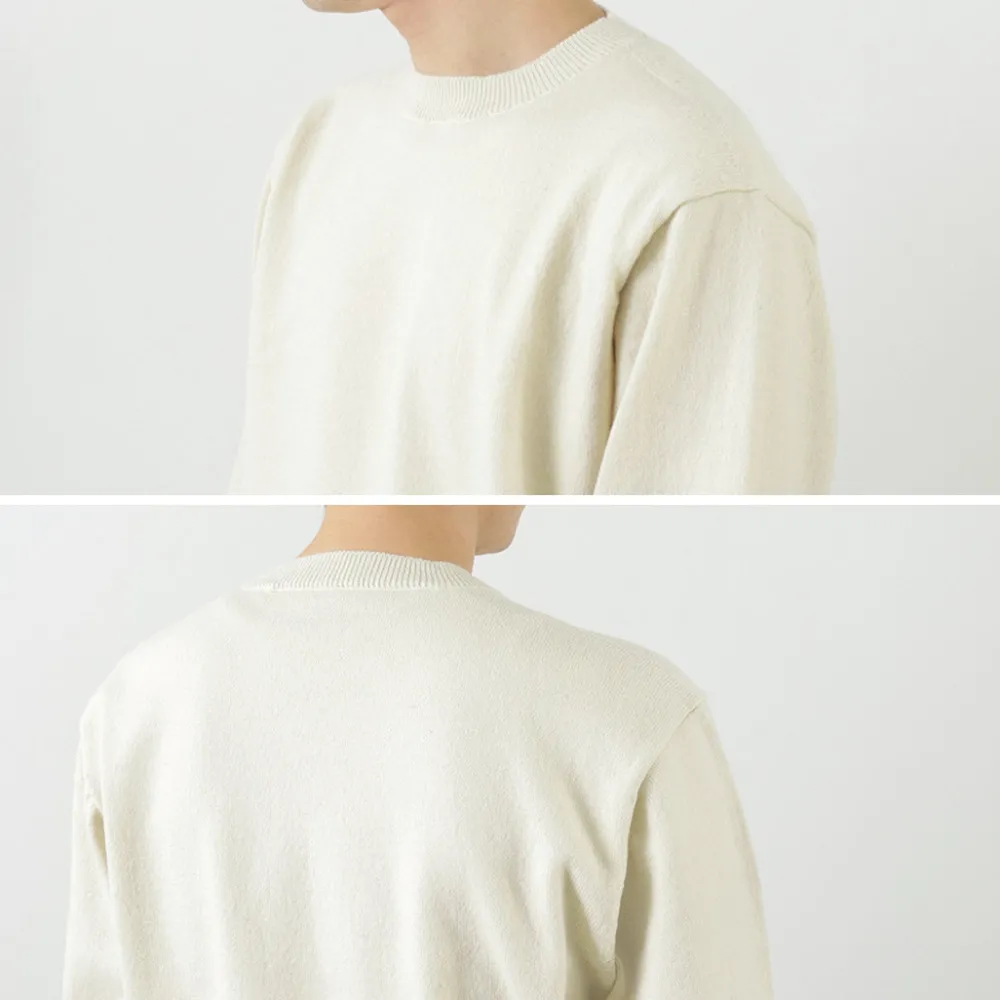 YONETOMI NEW BASIC Knits^/ Rigid Cashmere Knit Pullover beige