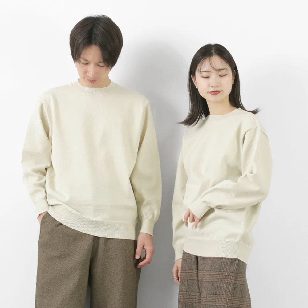 YONETOMI NEW BASIC Knits^/ Rigid Cashmere Knit Pullover beige
