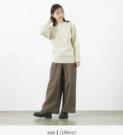 YONETOMI NEW BASIC Knits^/ Rigid Cashmere Knit Pullover beige