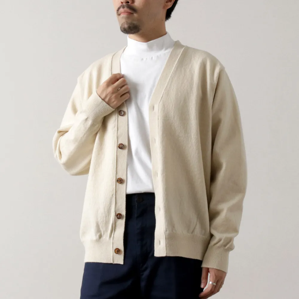 YONETOMI NEW BASIC Cardigans^/ Rigid Cashmere Knit Cardigan kinari