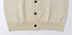 YONETOMI NEW BASIC Cardigans^/ Rigid Cashmere Knit Cardigan kinari