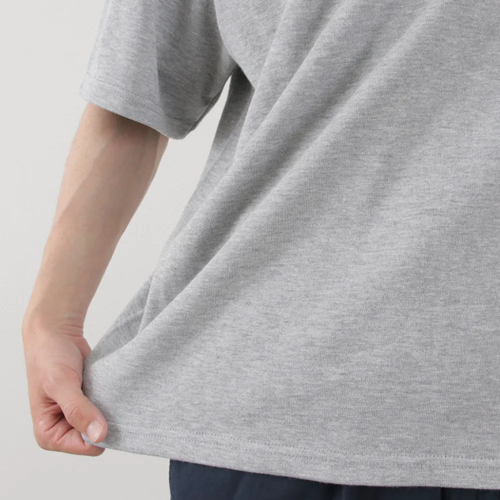YONETOMI NEW BASIC T-Shirts^/ Side Round body knitted T-shirt
