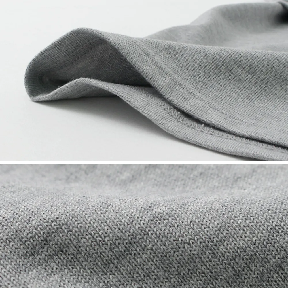 YONETOMI NEW BASIC T-Shirts^/ Side Round body knitted T-shirt