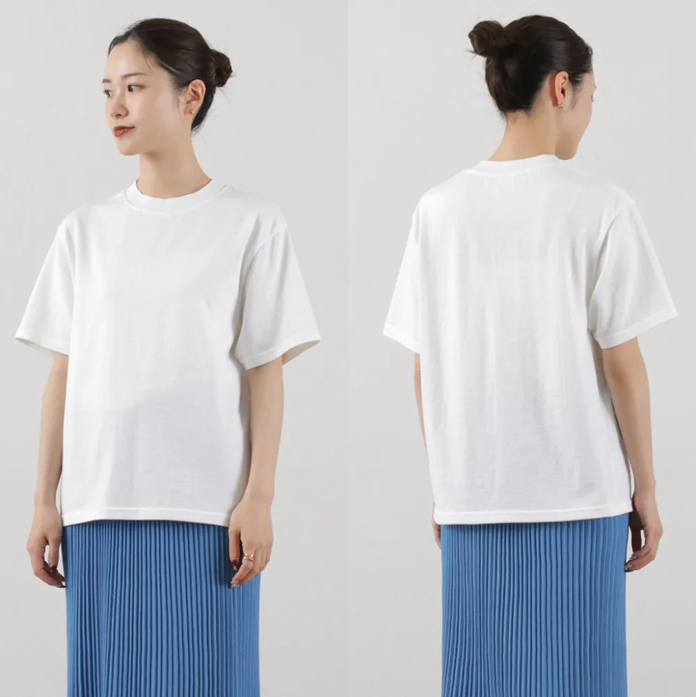 YONETOMI NEW BASIC T-Shirts^/ Side Round body knitted T-shirt