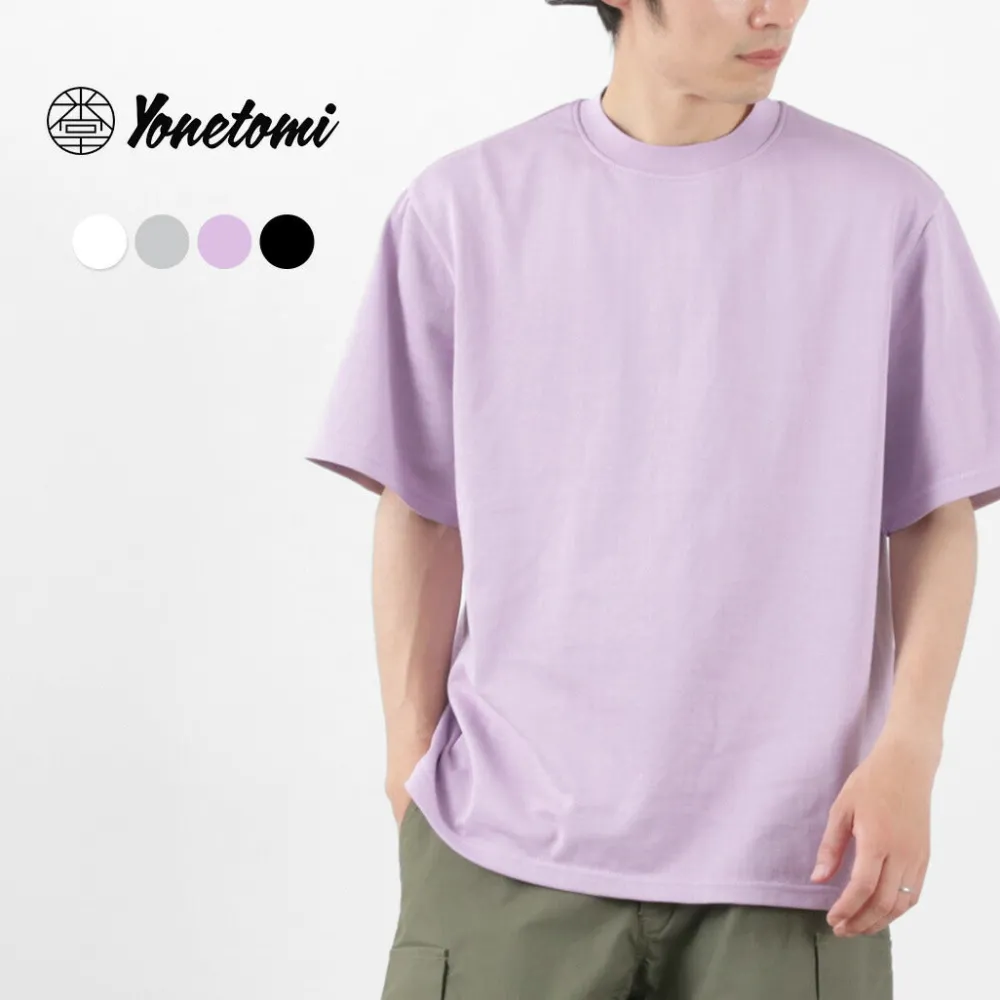 YONETOMI NEW BASIC T-Shirts^/ Side Round body knitted T-shirt