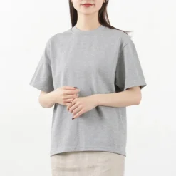 YONETOMI NEW BASIC T-Shirts^/ Side Round body knitted T-shirt