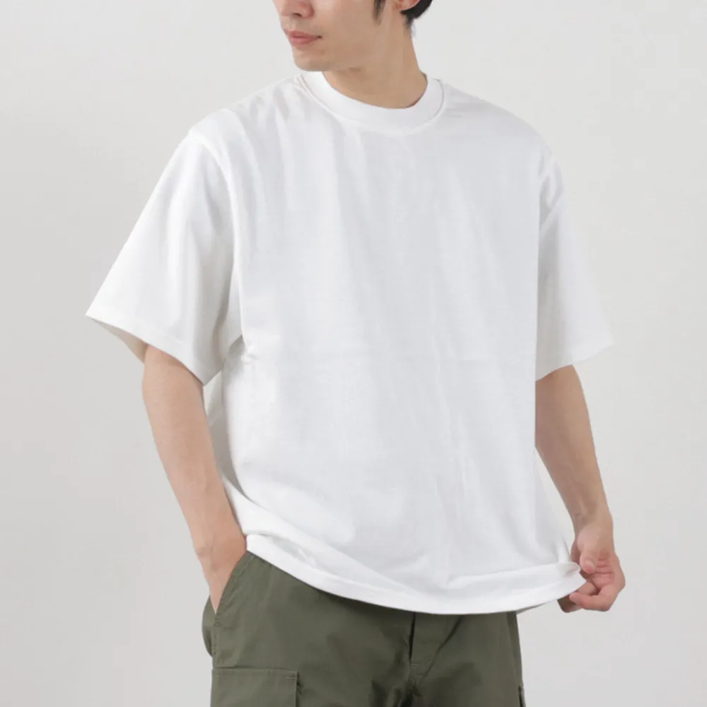 YONETOMI NEW BASIC T-Shirts^/ Side Round body knitted T-shirt