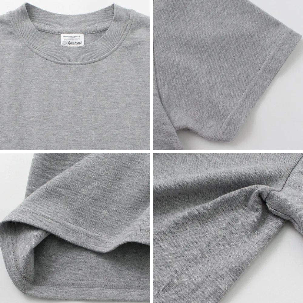 YONETOMI NEW BASIC T-Shirts^/ Side Round body knitted T-shirt